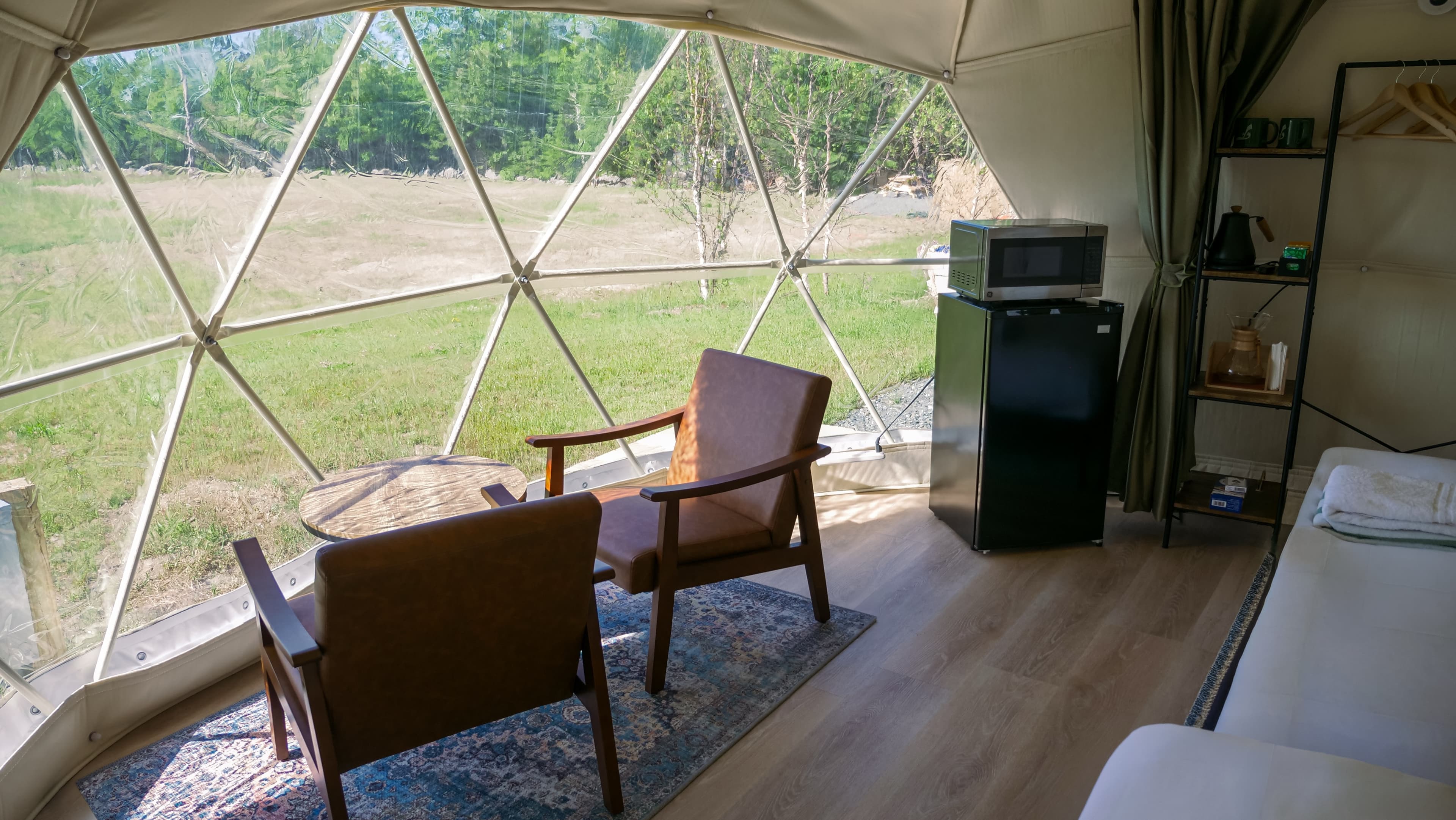 Classic dome double interior at Ferncrest Acadia