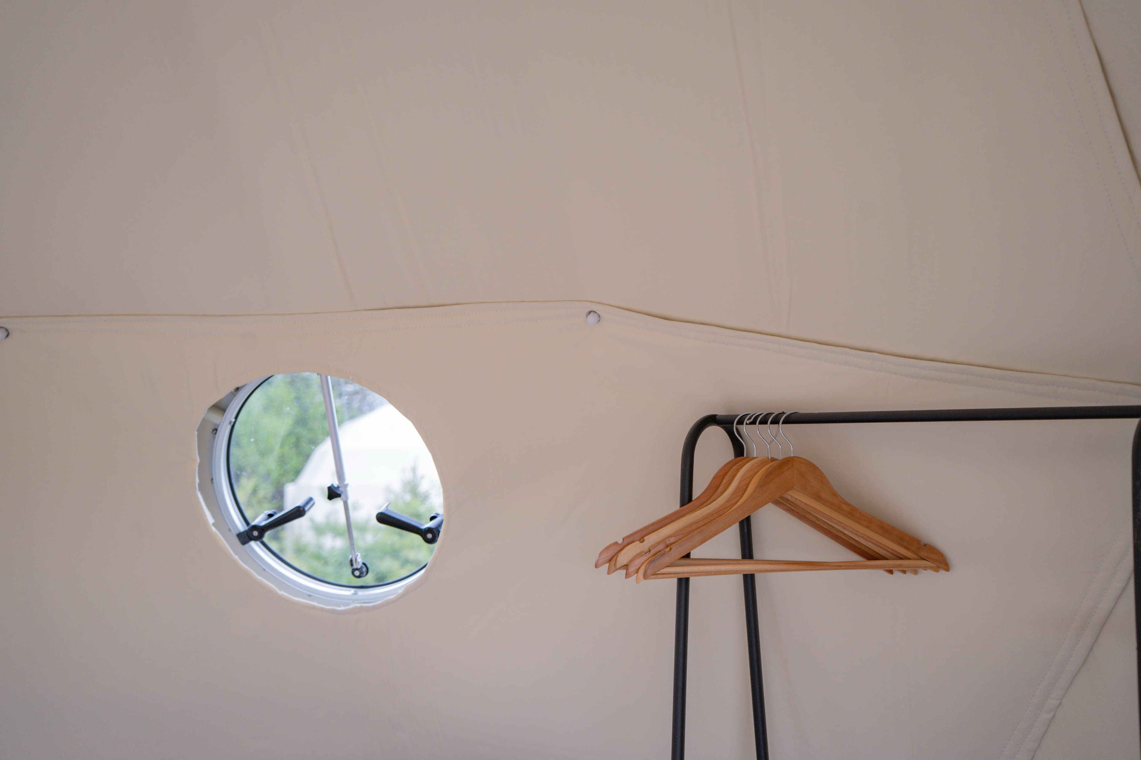 Basecamp dome detail at Ferncrest Acadia