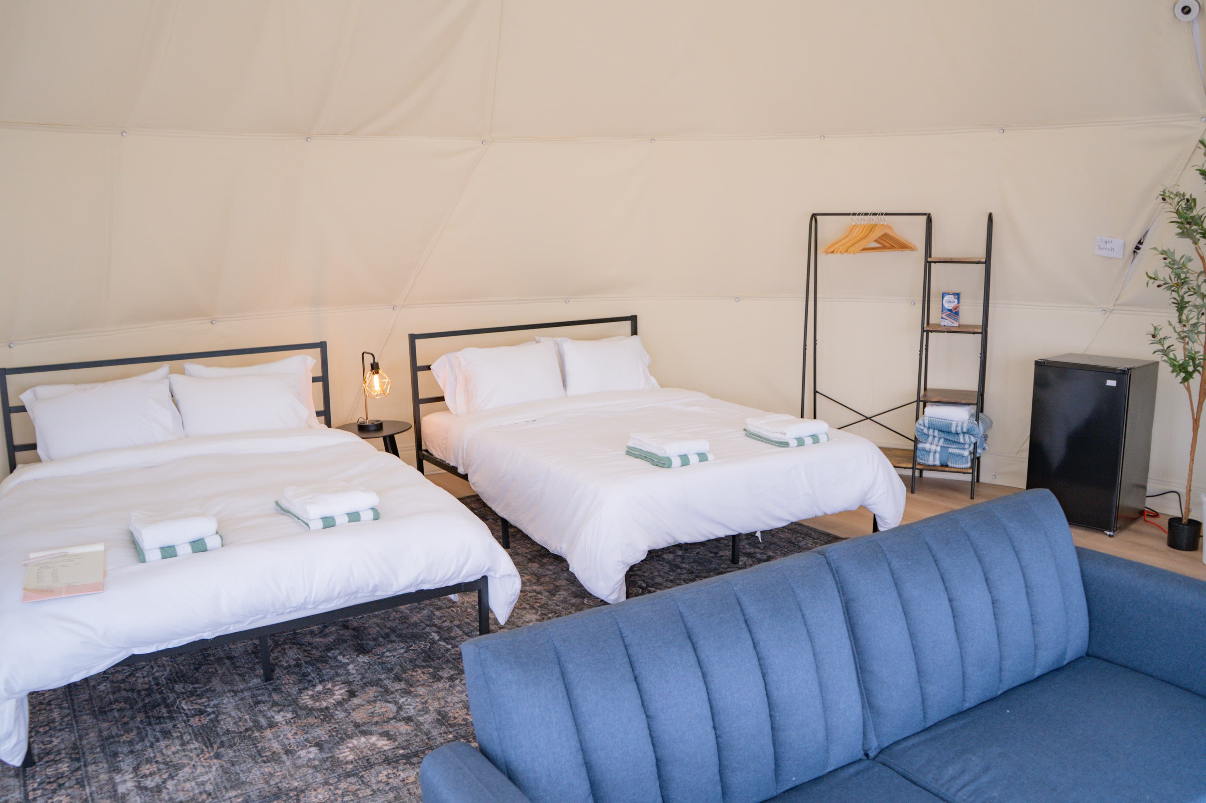 Family dome interior at Ferncrest Acadia