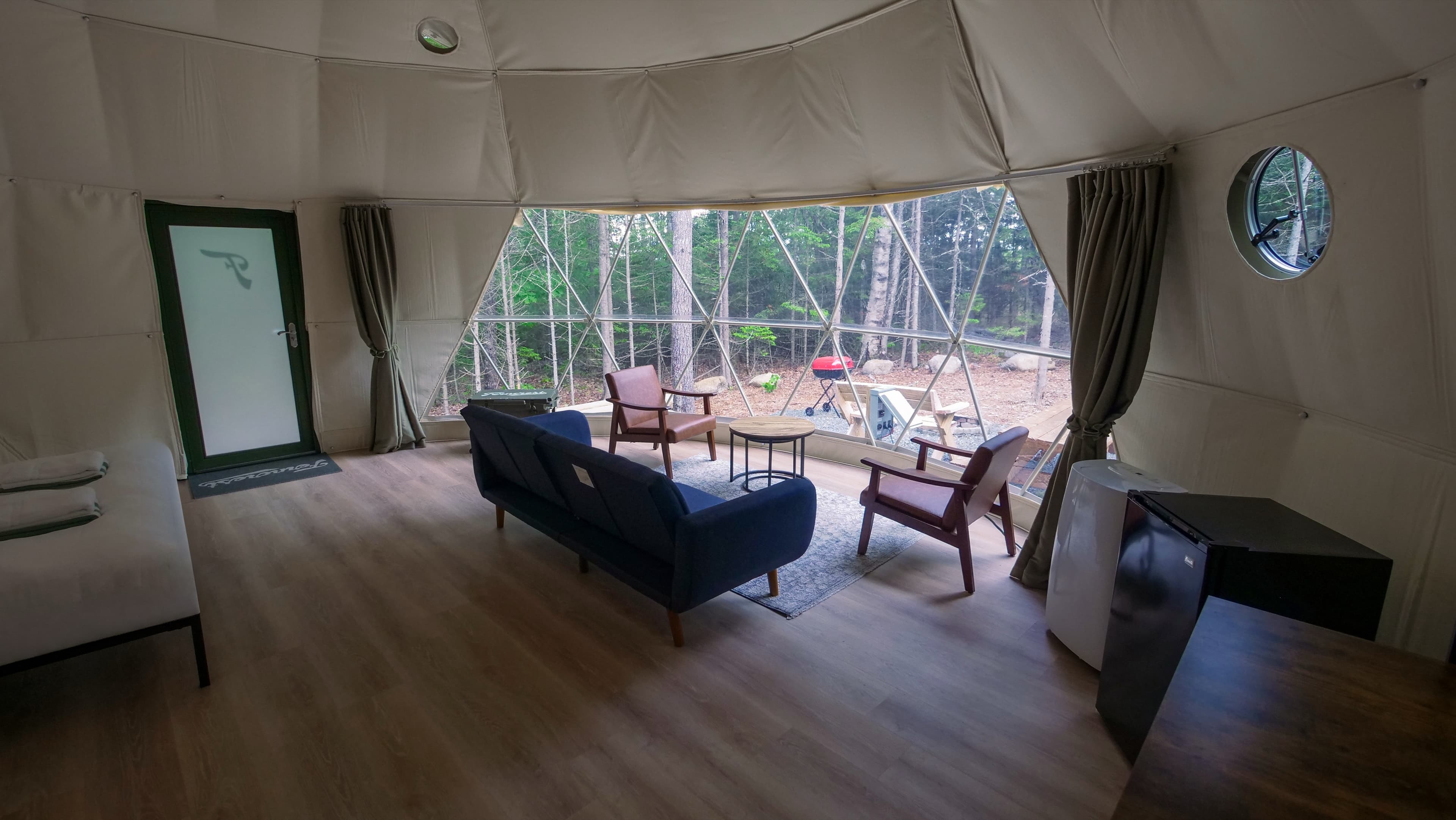Family dome interior at Ferncrest Acadia