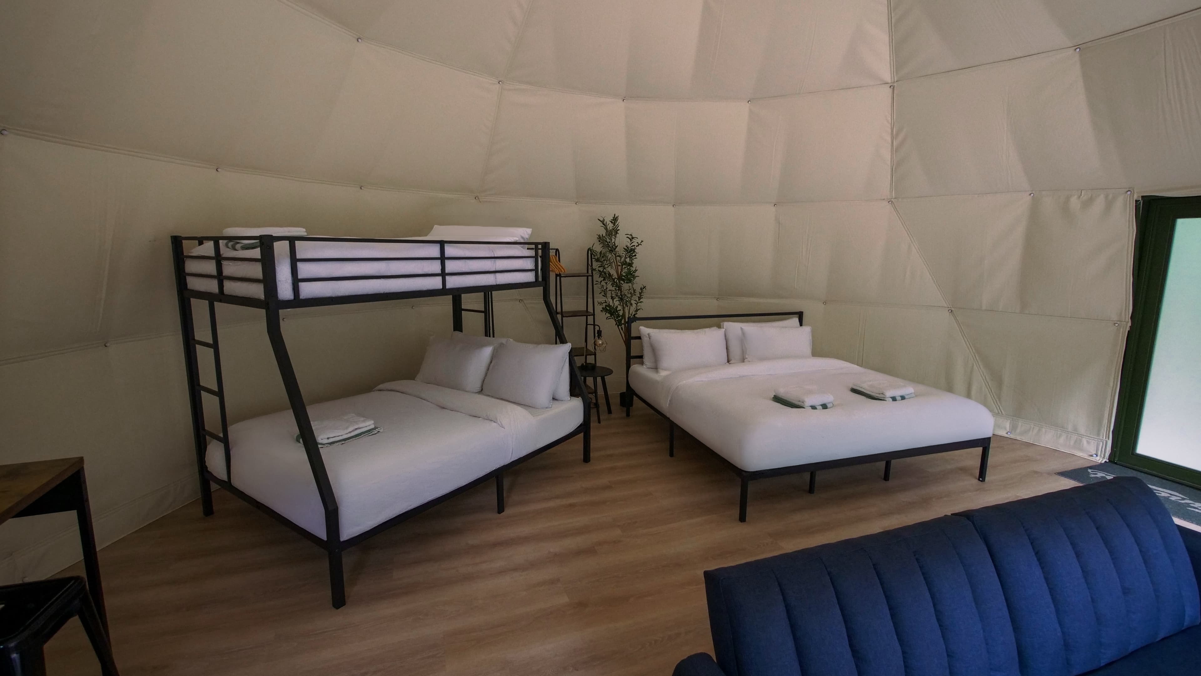 Family dome interior at Ferncrest Acadia