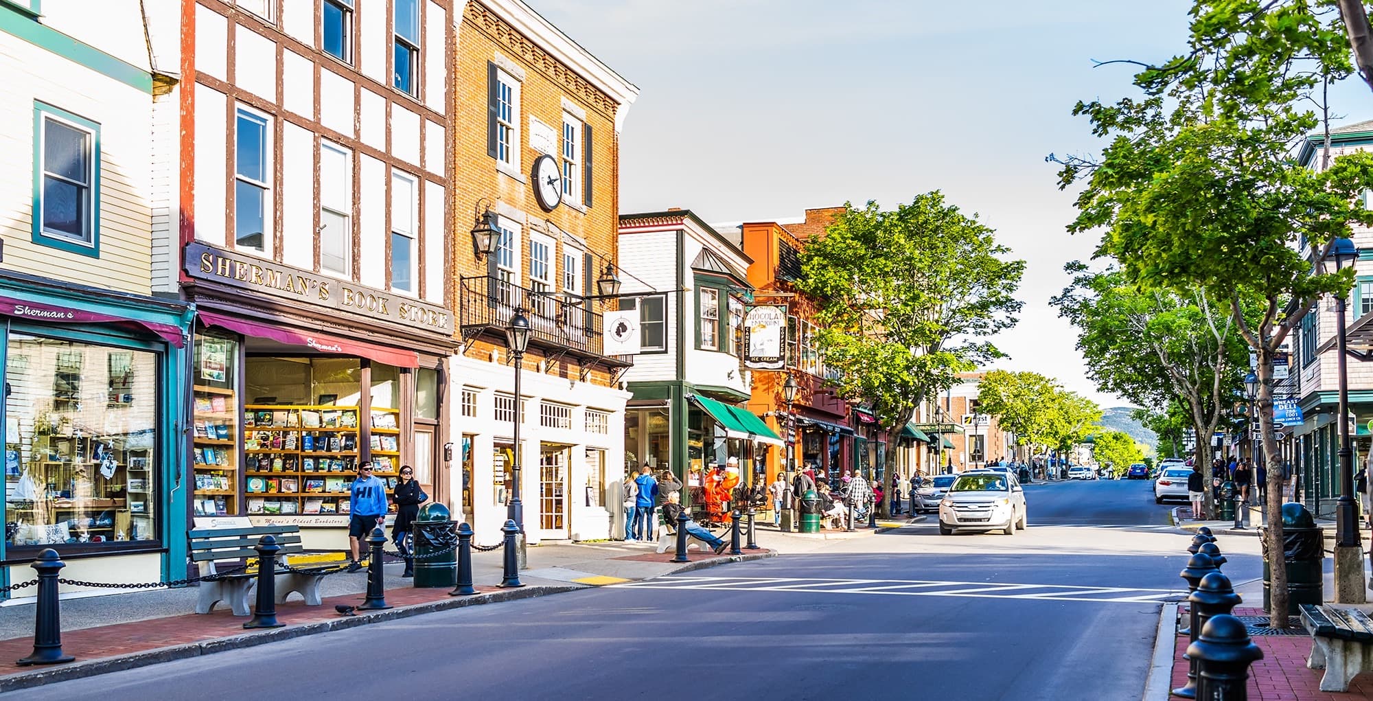 Bar Harbor in Downeast Maine