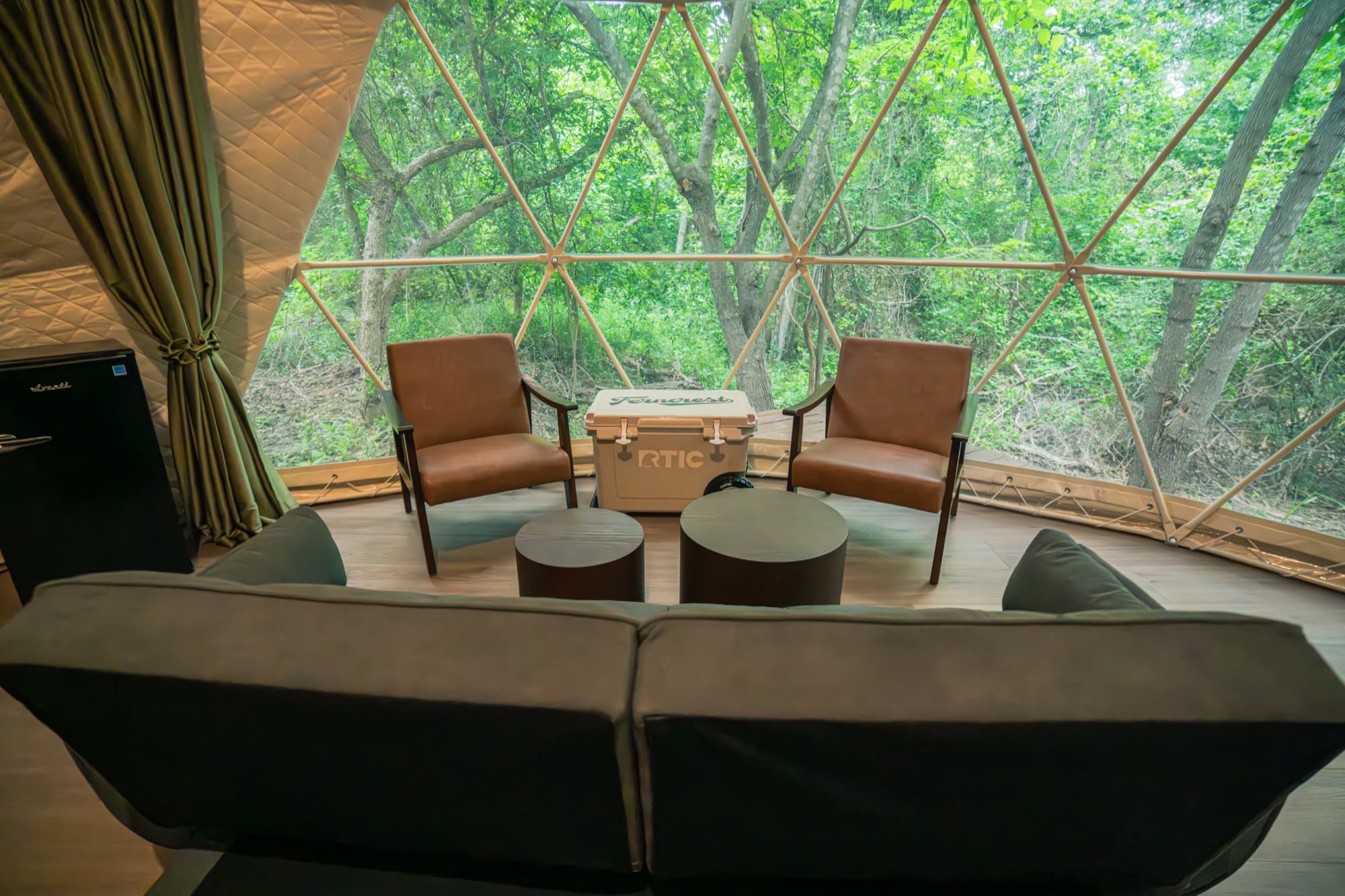 Family dome interior at Ferncrest Chambers Creek