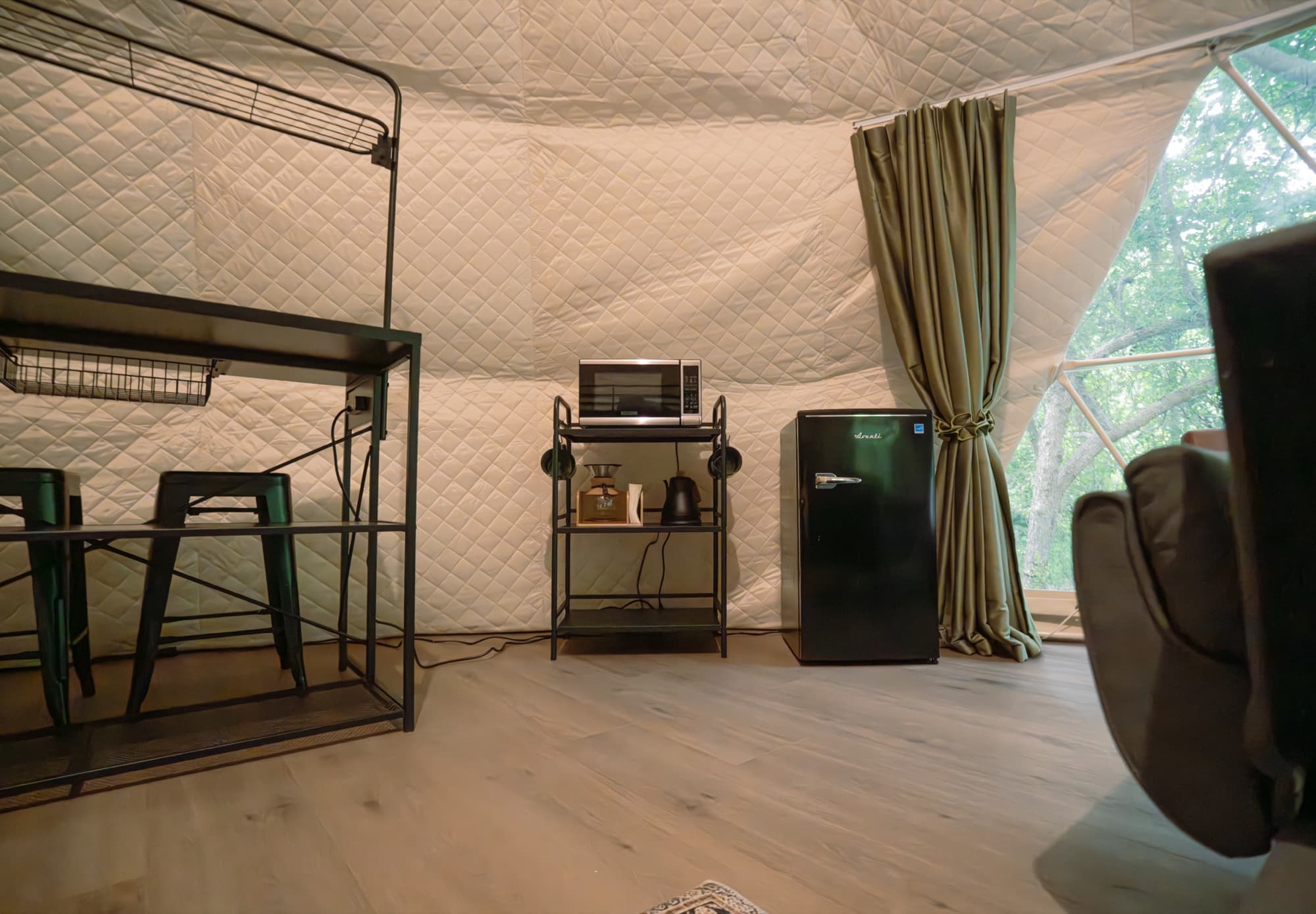 Family dome interior at Ferncrest Chambers Creek