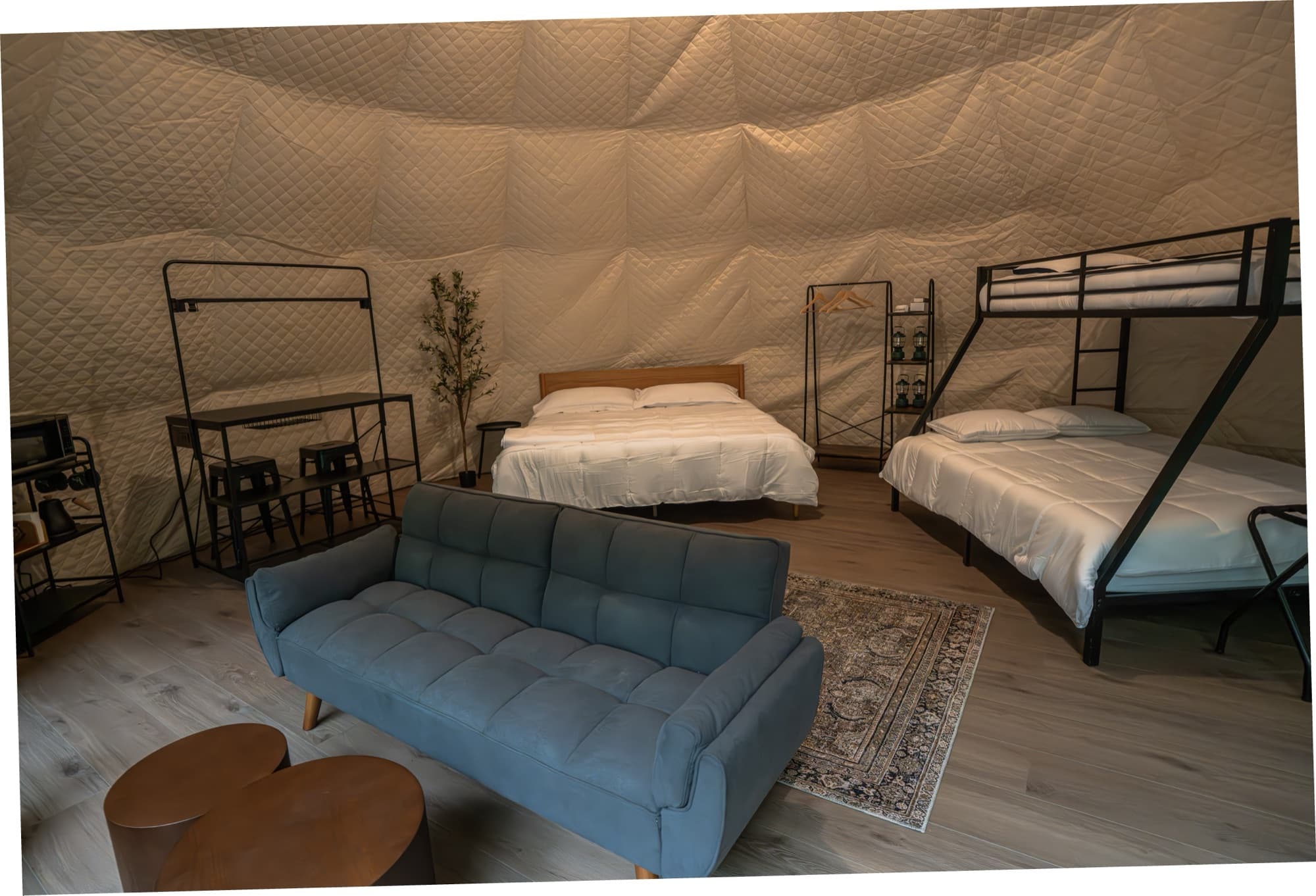 Family dome interior at Ferncrest Chambers Creek