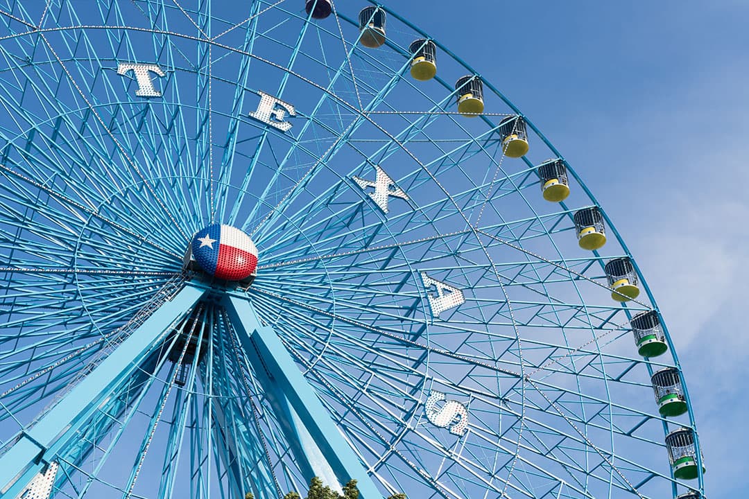 The Texas Star Ferris wheel at the State Fair of Texas