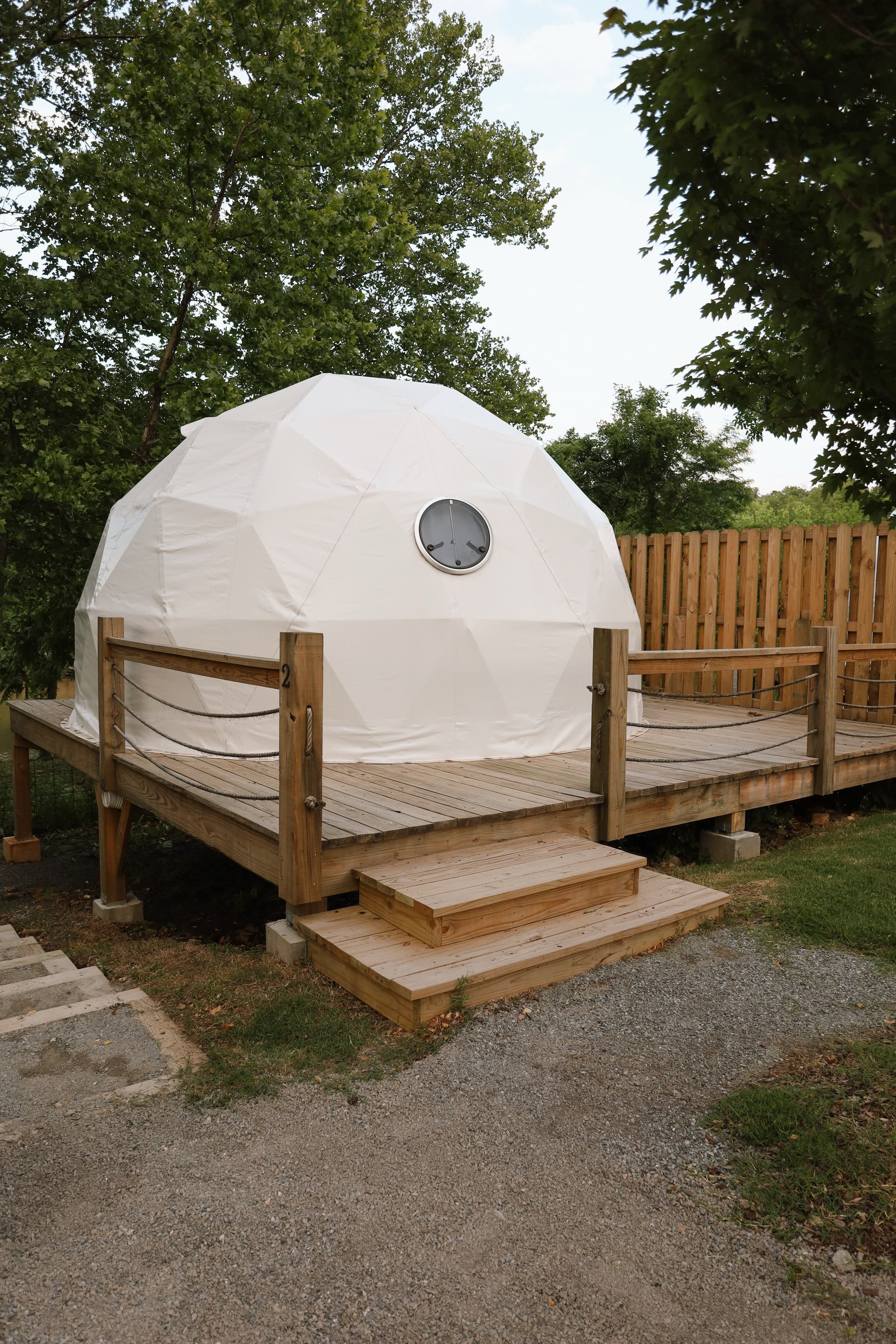 Dome exterior at Ferncrest Flint Creek