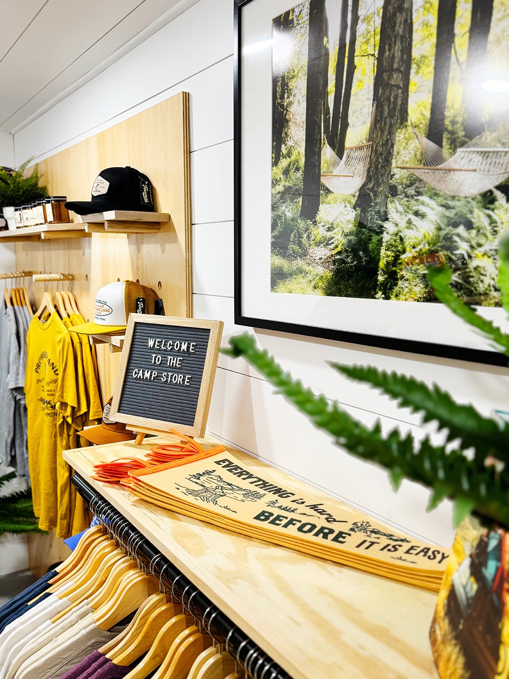Camp store at Ferncrest Promised Land