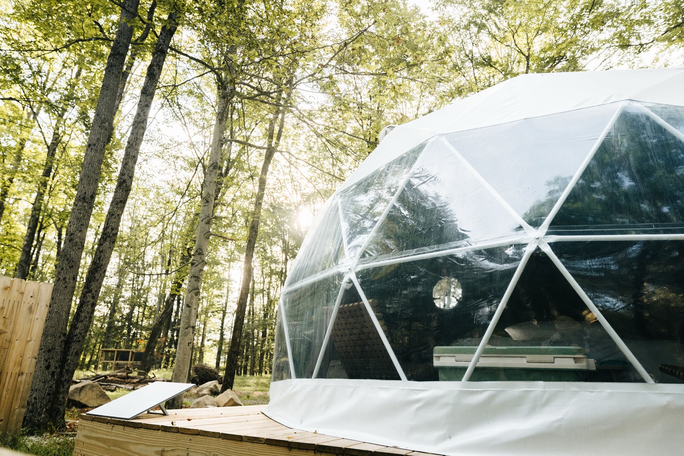 Dome interior at Ferncrest Promised Land