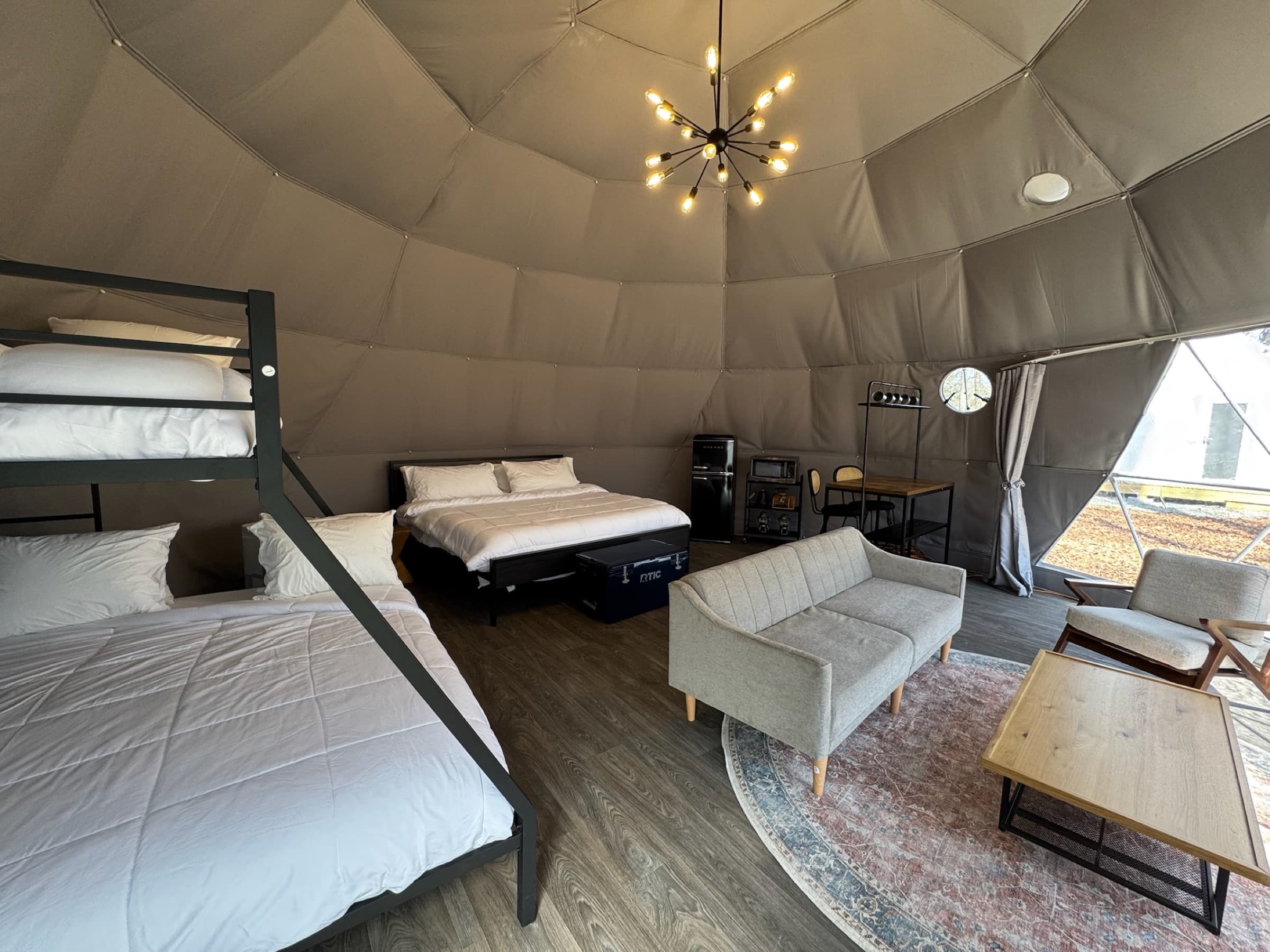 Inside a Ferncrest Family Dome